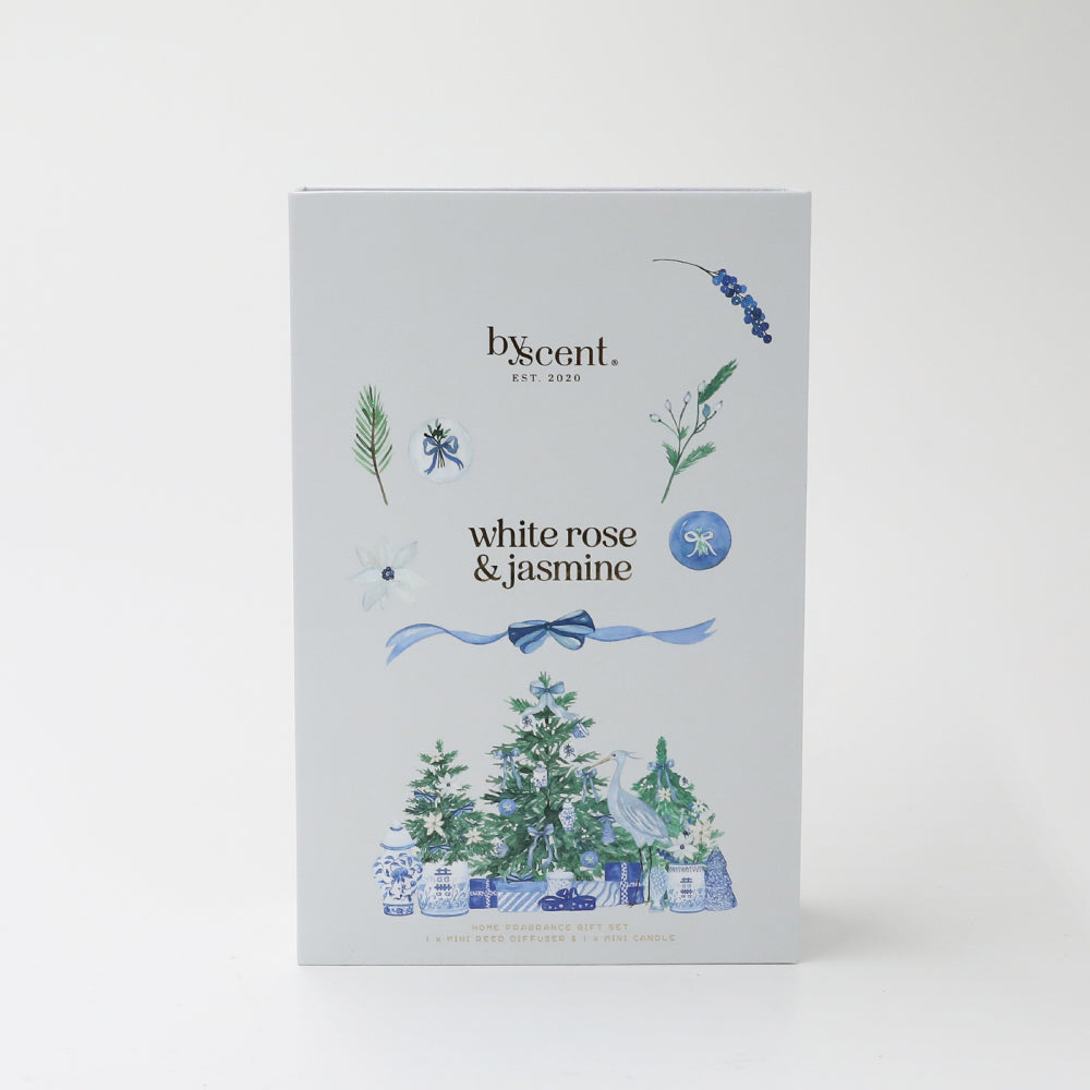 White Rose Jasmine Gift Set White Habitania