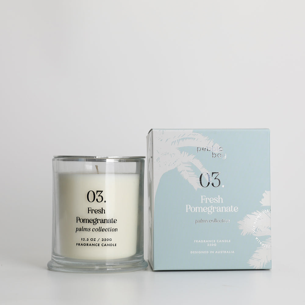 Pebble Bay 03 Fresh Pomegranate Candle 350g