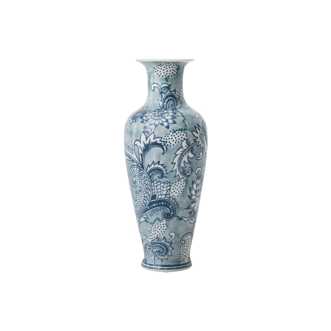 Lily Vase 25cm Blue