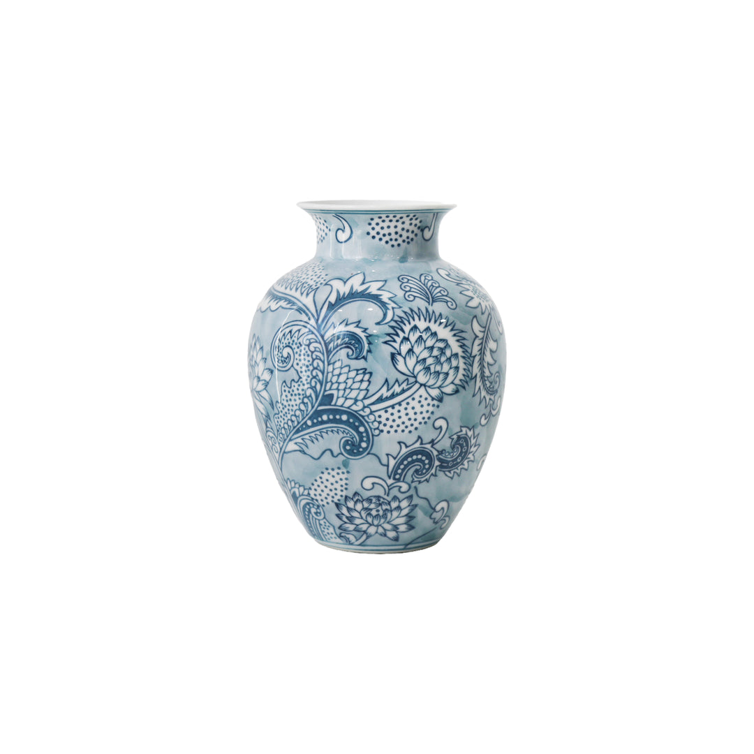 Lily Vase 18cm Blue