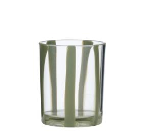 Cabana Acrylic Tumbler 8.5x10cm Olive