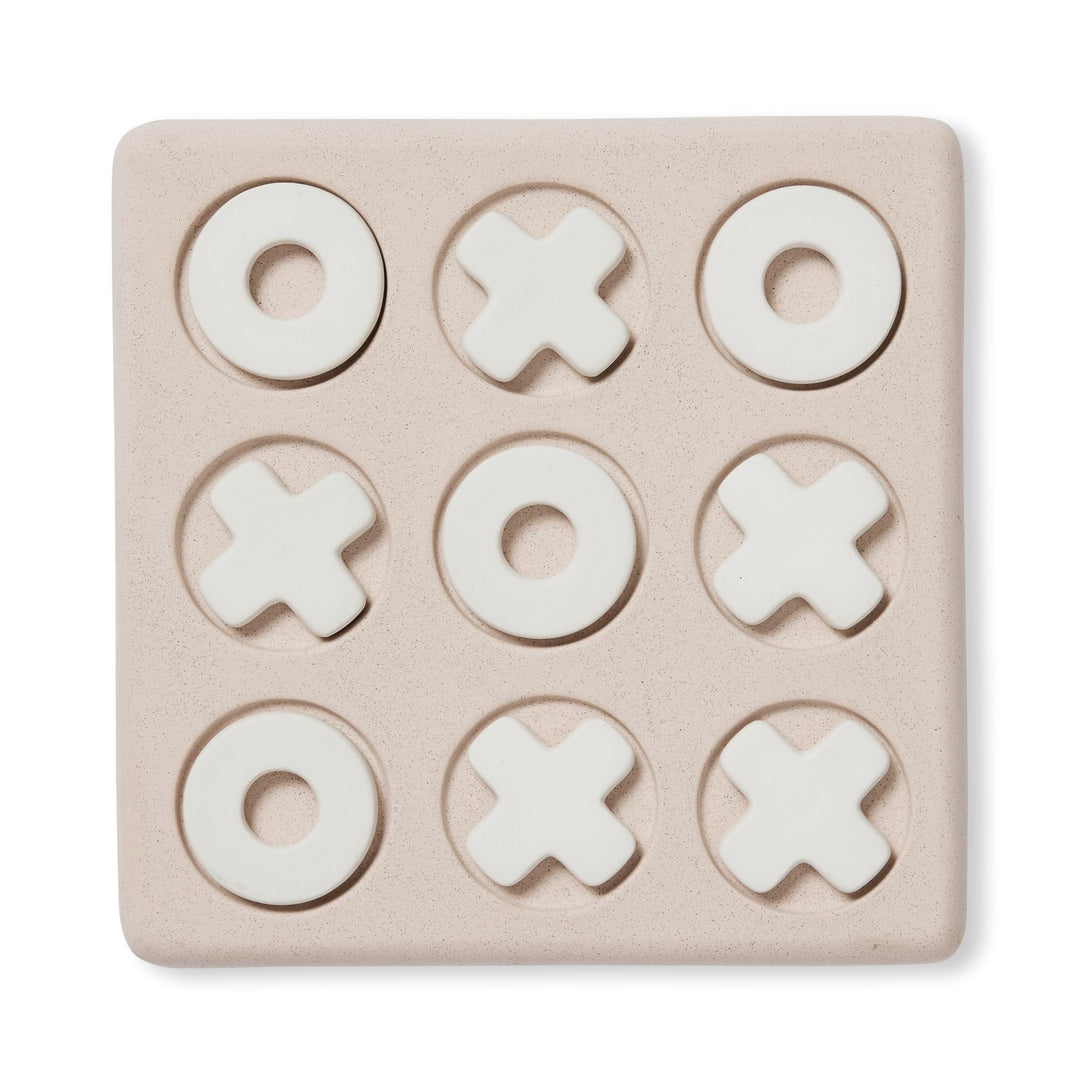 Ceramic Natural Tic Tac Toe 26X26X3.5cm