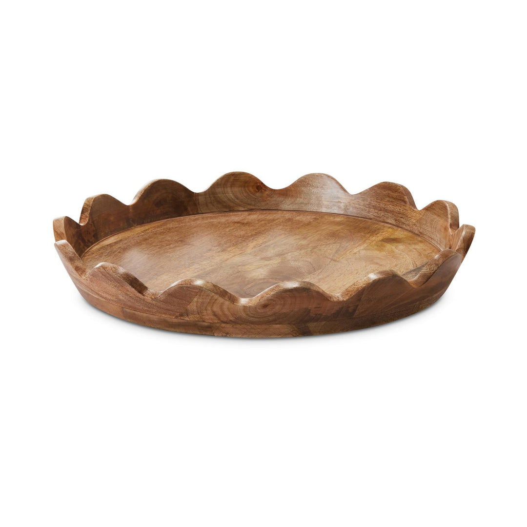 Luca Scalloped Tray D41Xh6cm