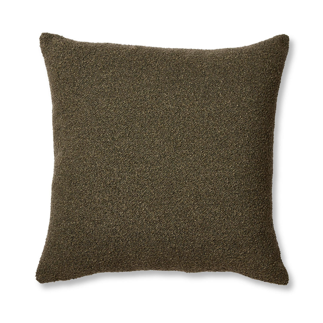 Kenzo Olive Boucle Cushion 50cm