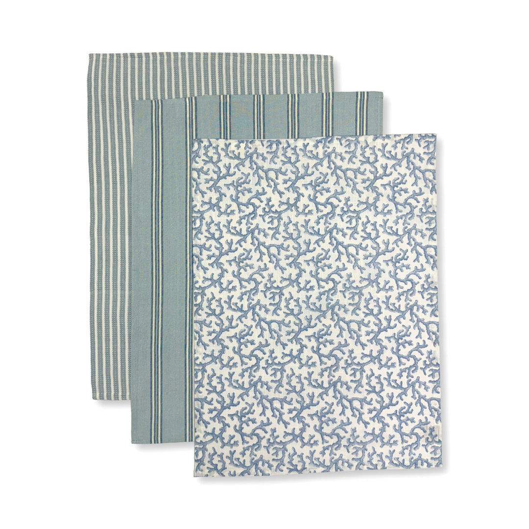 Hayman Blue Teatowel Pack 3 50X70Cm