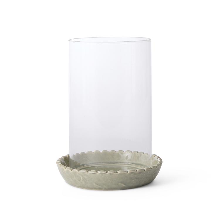 Neve Sage Green Ceramic Votive Small D13Xh17Cm