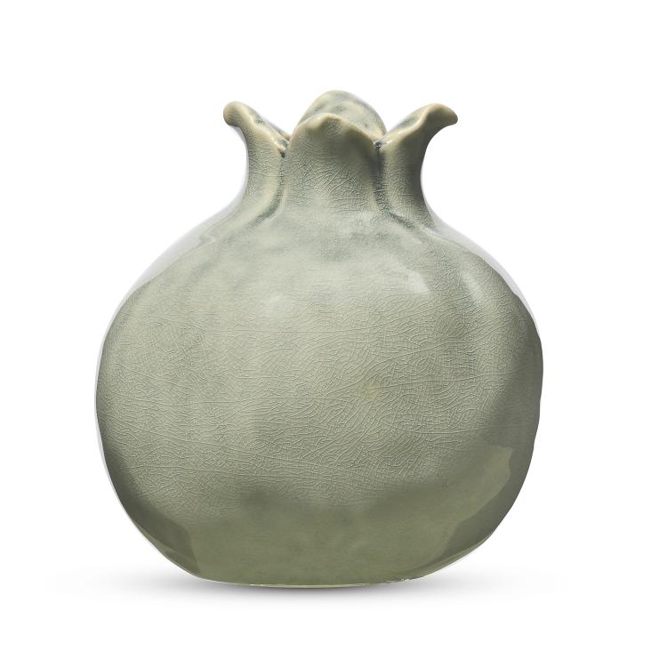 Pomegranate Sage Green Bud Vase Large D13Xh14Cm