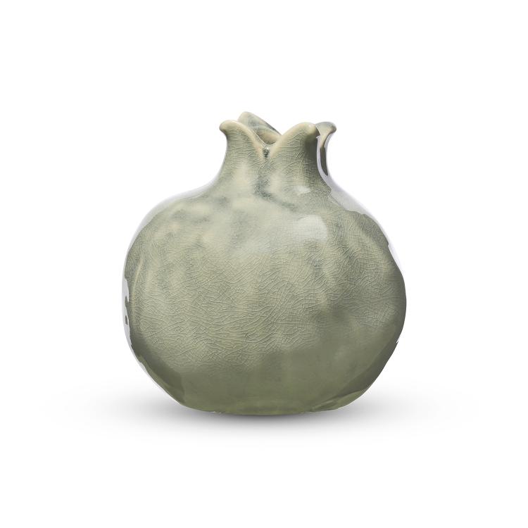 Pomegranate Sage Green Bud Vase Small D10.5X11.5Cm