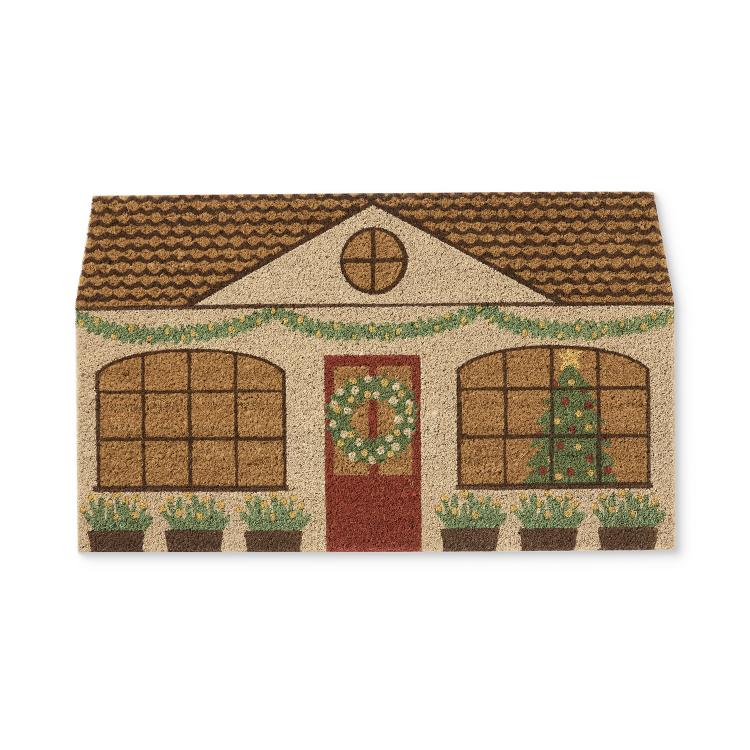 Christmas House Doormat 45x75cm