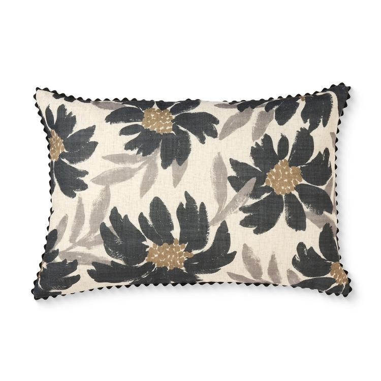 Eve Black/Tan Cushion 40X60Cm