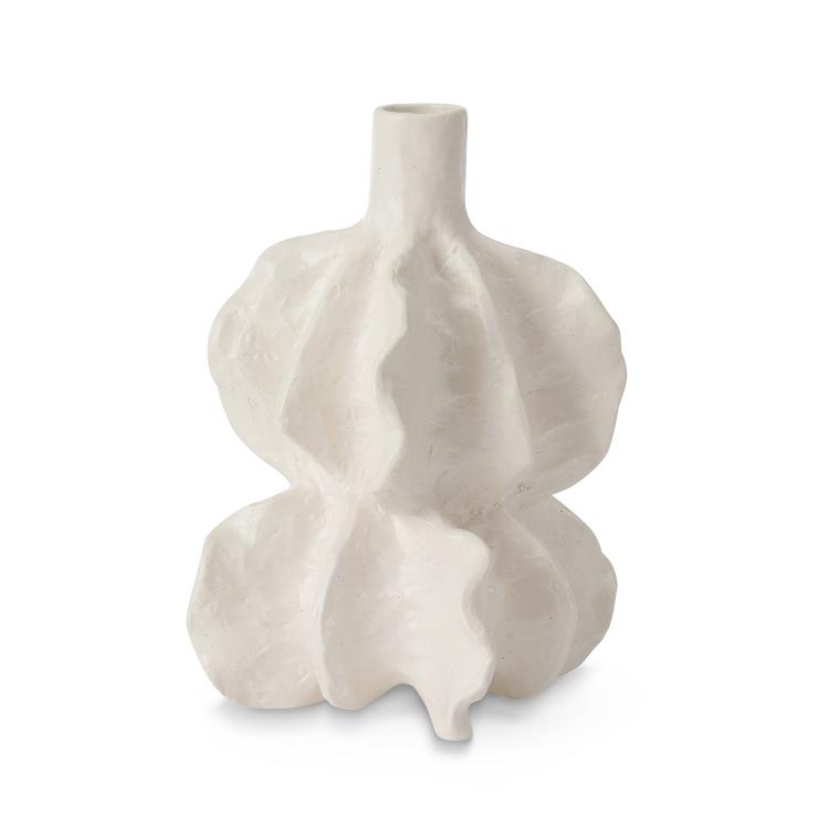 Whitsunday Cream Vase 16X15.5X22Cm