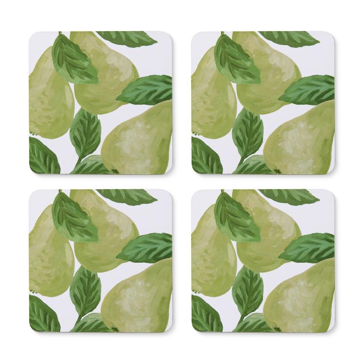 Pears Square Coaster Set
