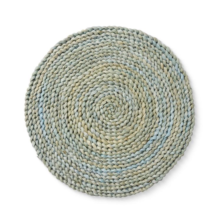 Braided Light Blue Placemat 33Cm