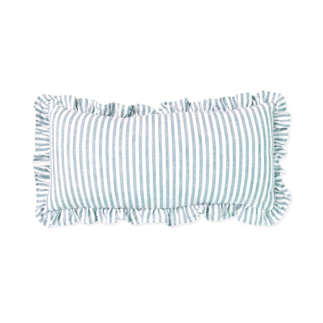 Ruffles Blue Cushion 35X70Cm