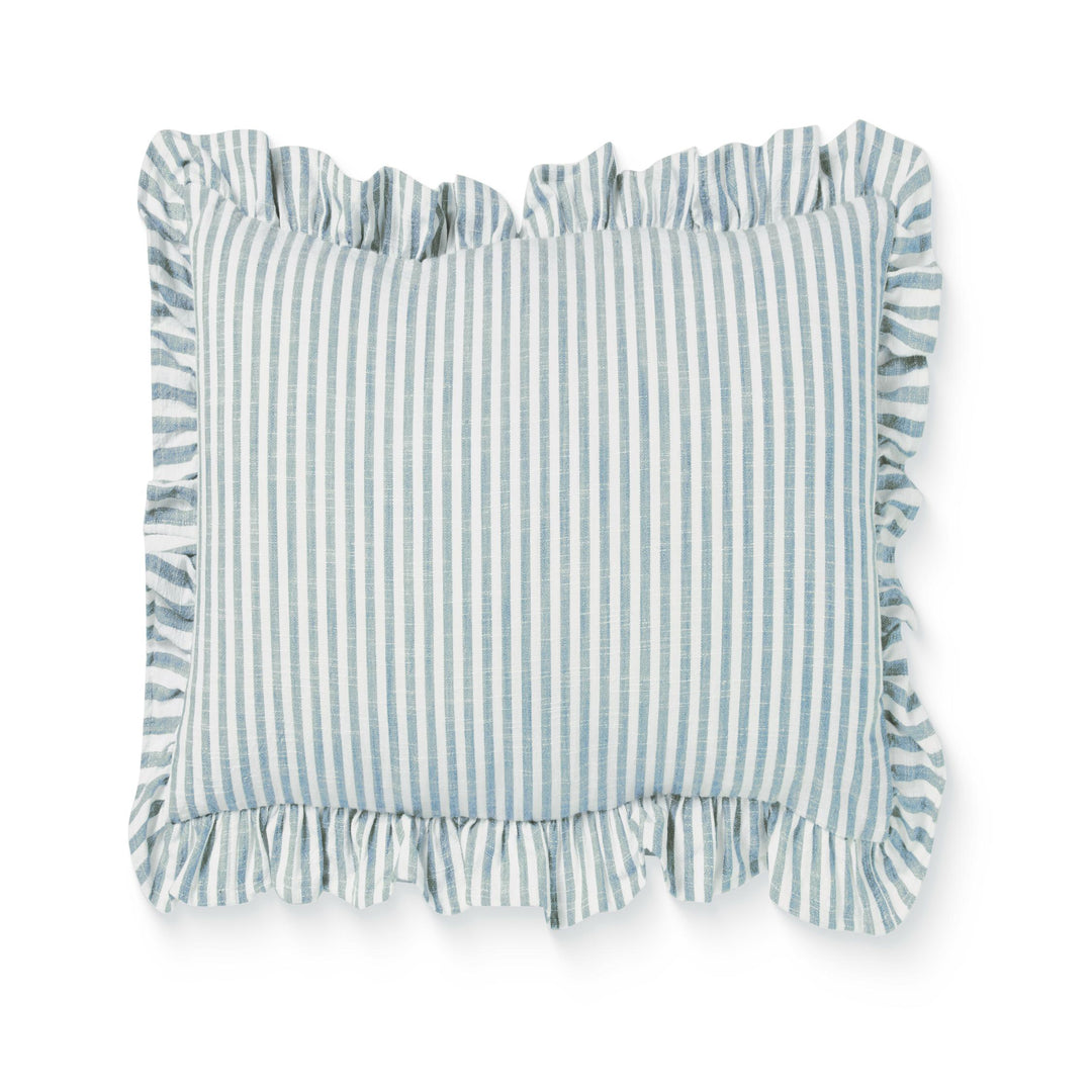 Ruffles Blue Cushion 50X50Cm