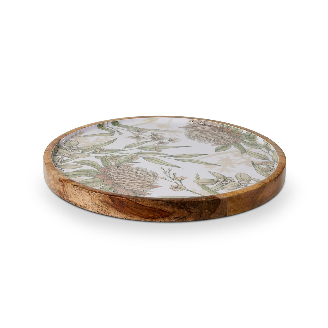 Glenelg Neutral Round Platter 35X2.5cm