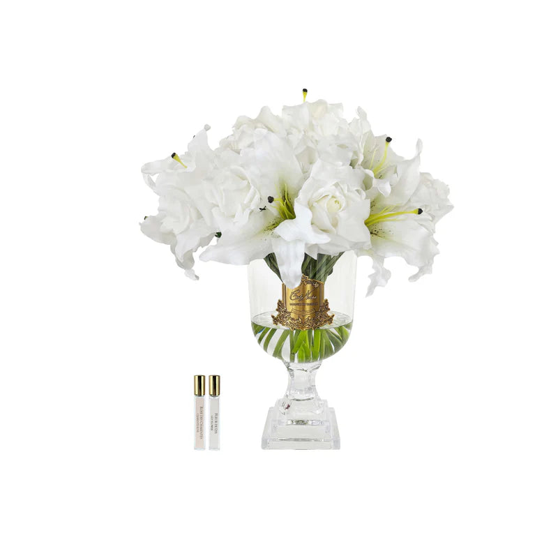Versailles Lilies & Roses Bouquet White