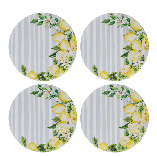 Hardboard Capri Round 4pk Coaster
