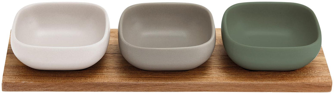 Essentials Assorted 4pce Bowl & Tray Set
