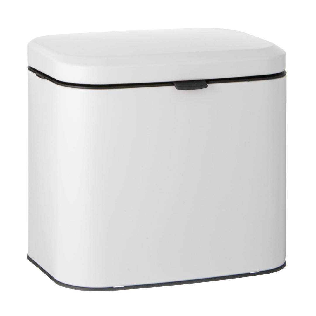Essentials 4 Litre White Bin 22x15.7x20cm