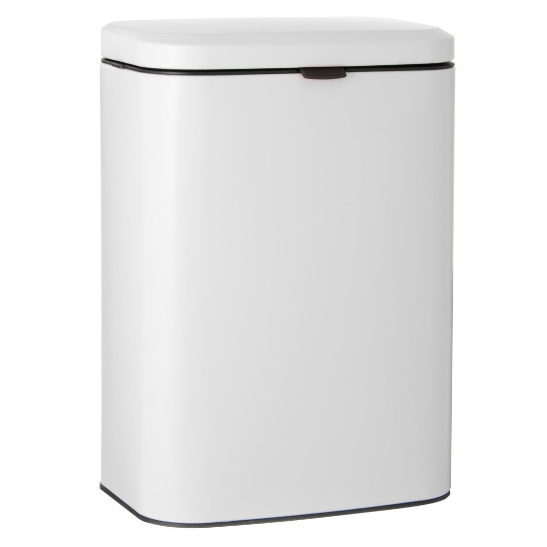 Essentials 8 Litre White Bin 22x15.7x31.3cm