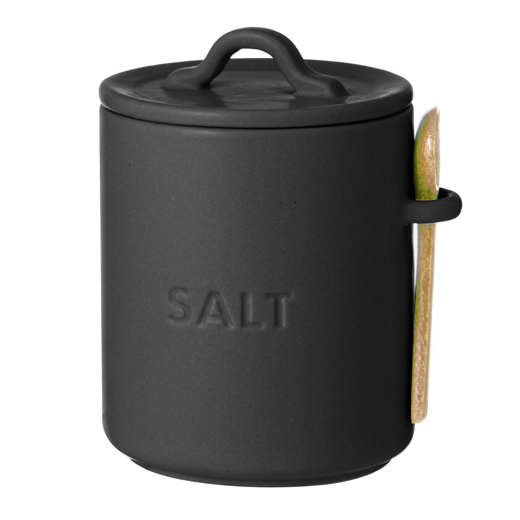 Essentials Charcoal Salt Cellar 10x11.5x10cm