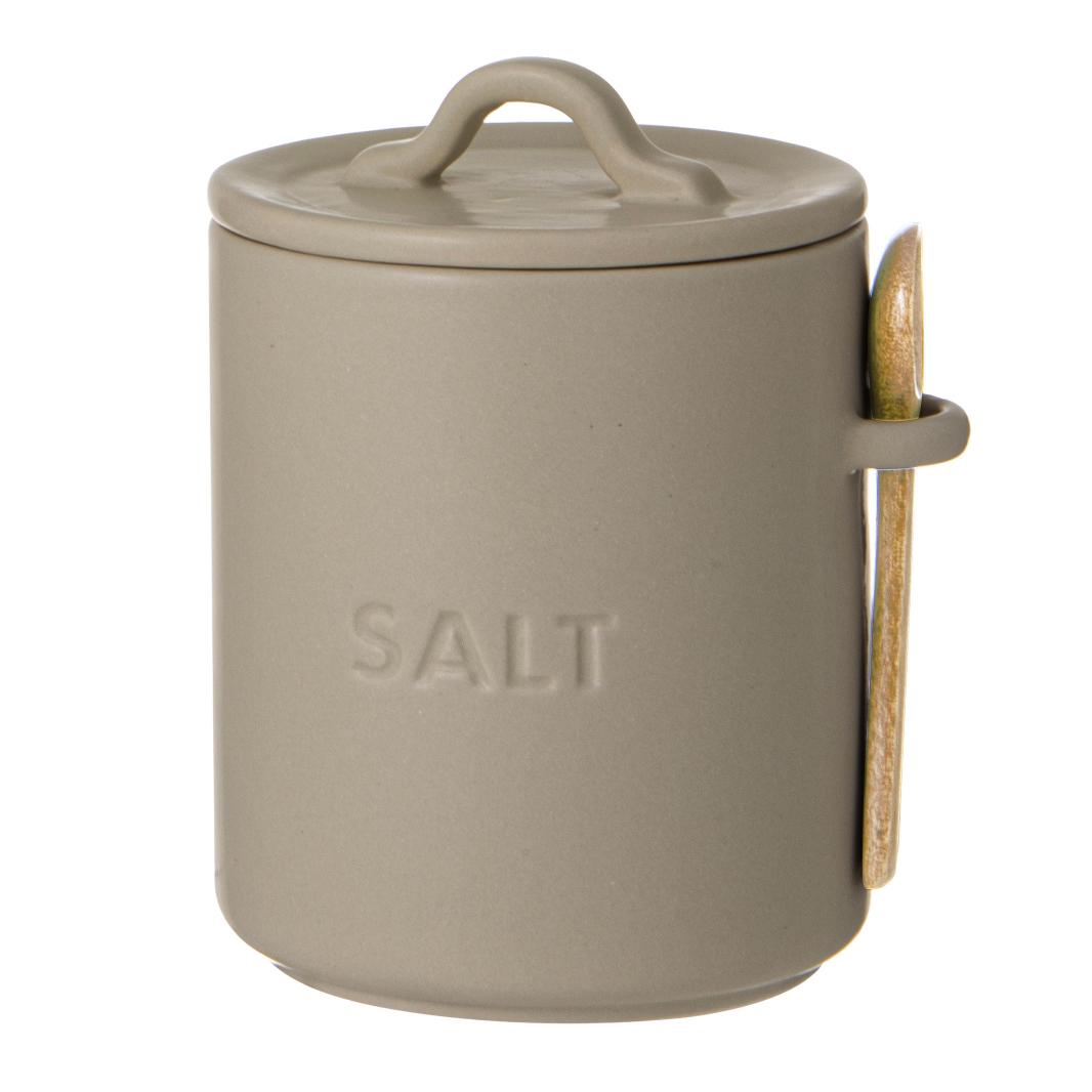 Essentials Stone Salt Cellar 10x11.5x10cm