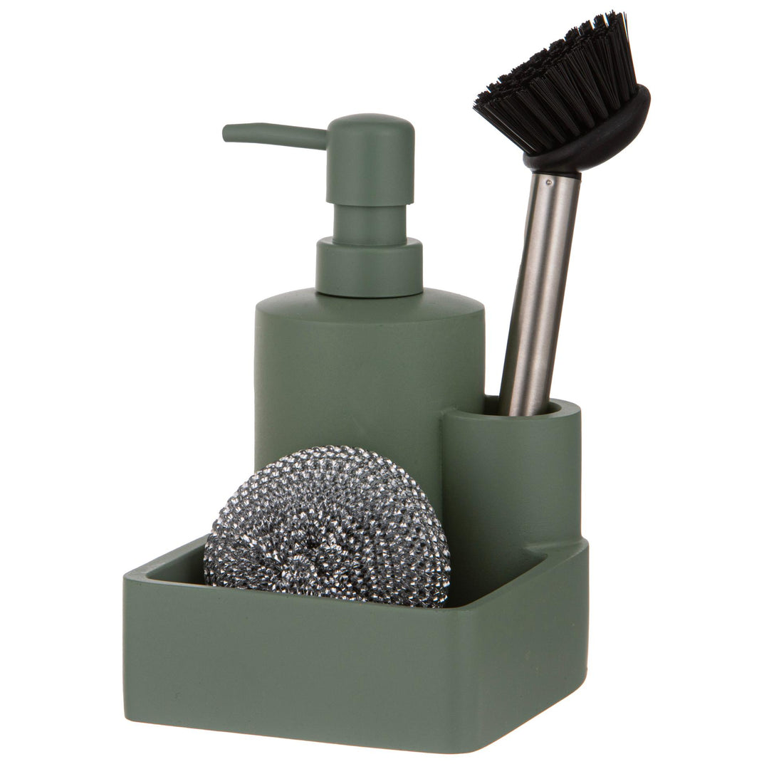Essentials Sage 3pc Kitchen Cleaning Set