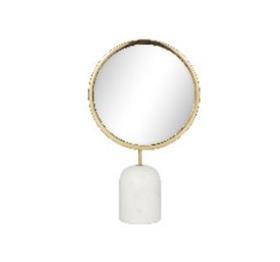 Luxe Marble Mirror 20x7x33.5cm White/Gld