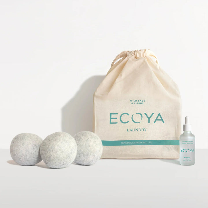 Ecoya Wild Sage & Citrus Laundry Dryer Ball Set