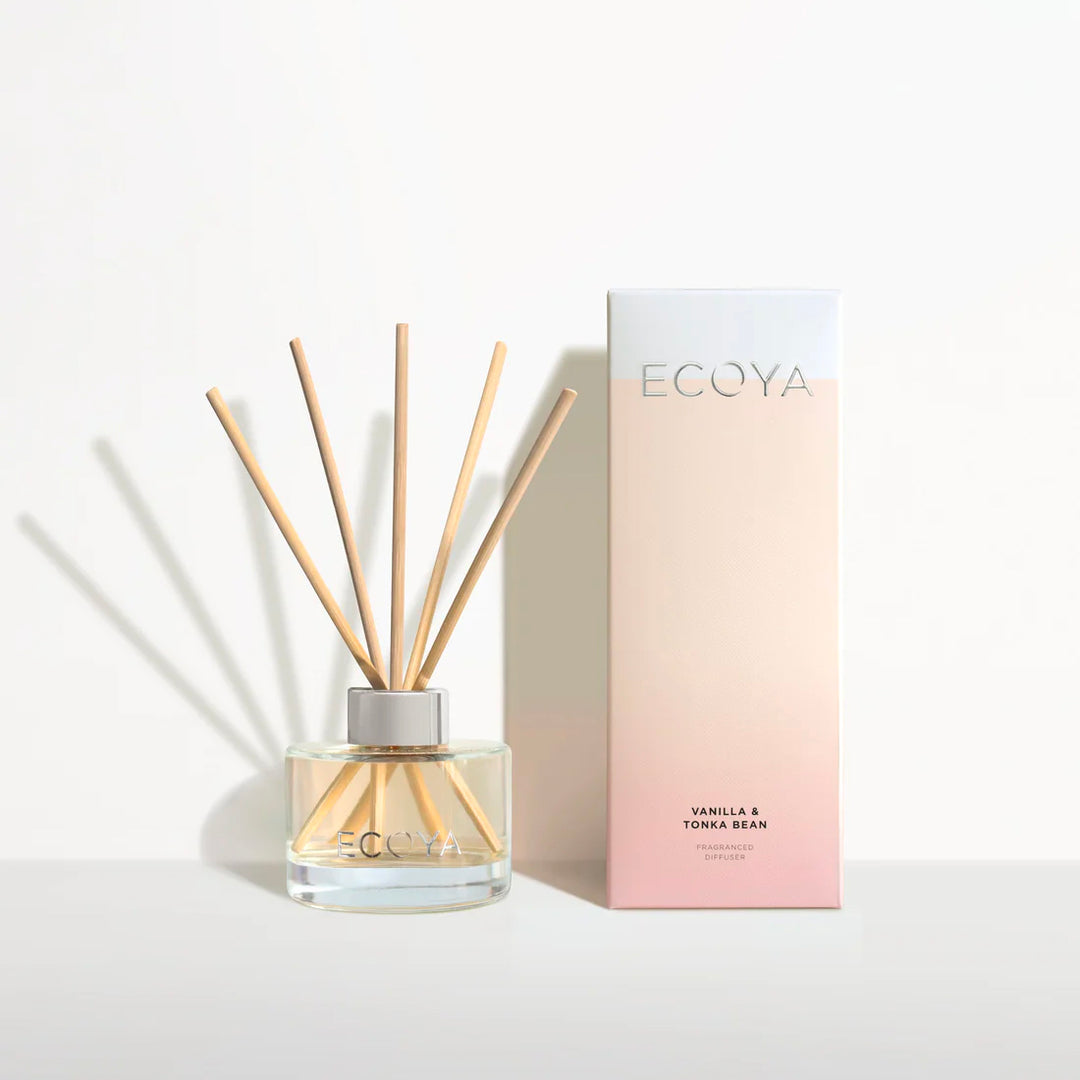 Ecoya Vanilla & Tonka Bean Mini Reed Diffuser 50ml