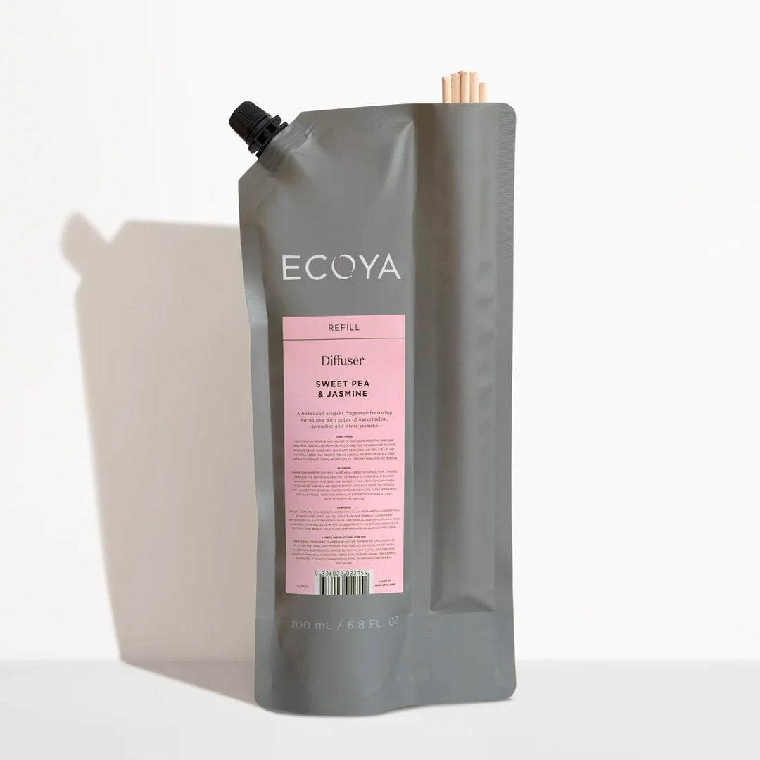 Ecoya Sweet Pea & Jasmine Diffuser Refill 200ml