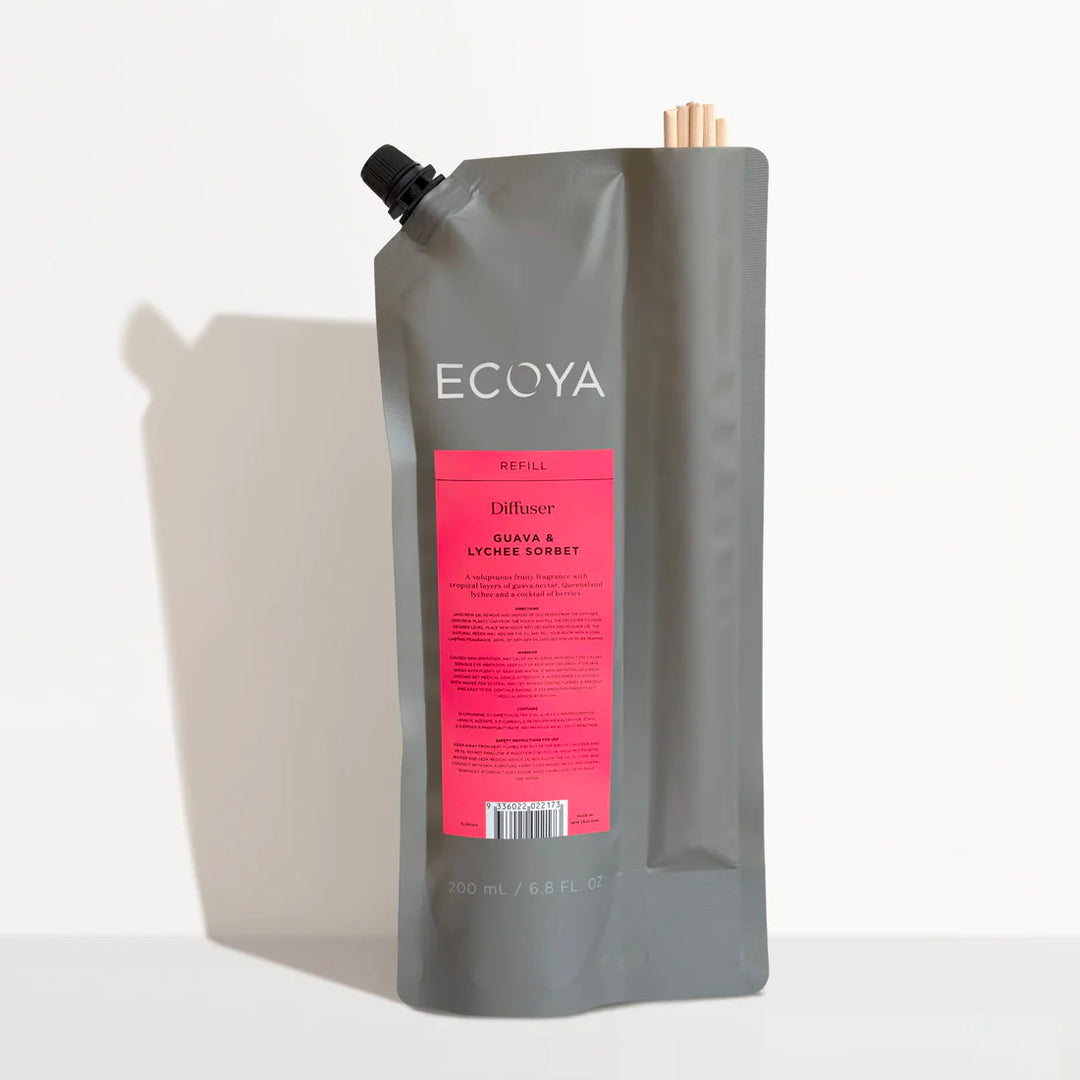 Ecoya Guava & Lychee Sorbet Diffuser Refill 200ml