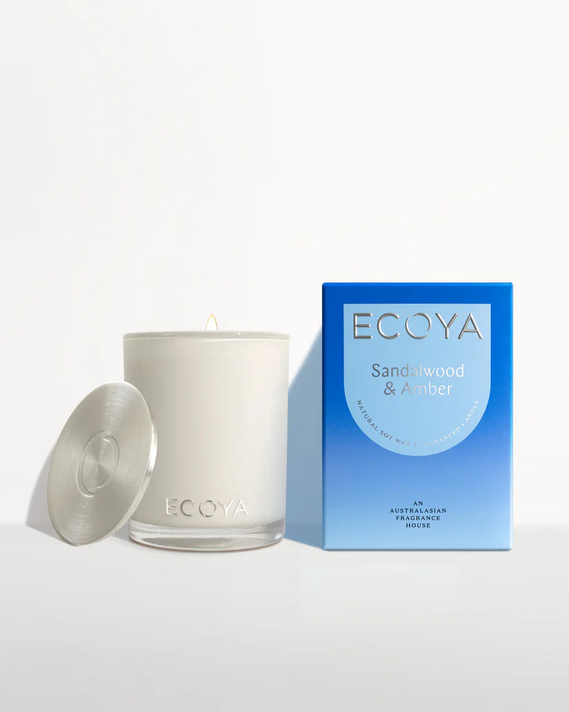 Ecoya Sandalwood & Amber Madison Candle 400G