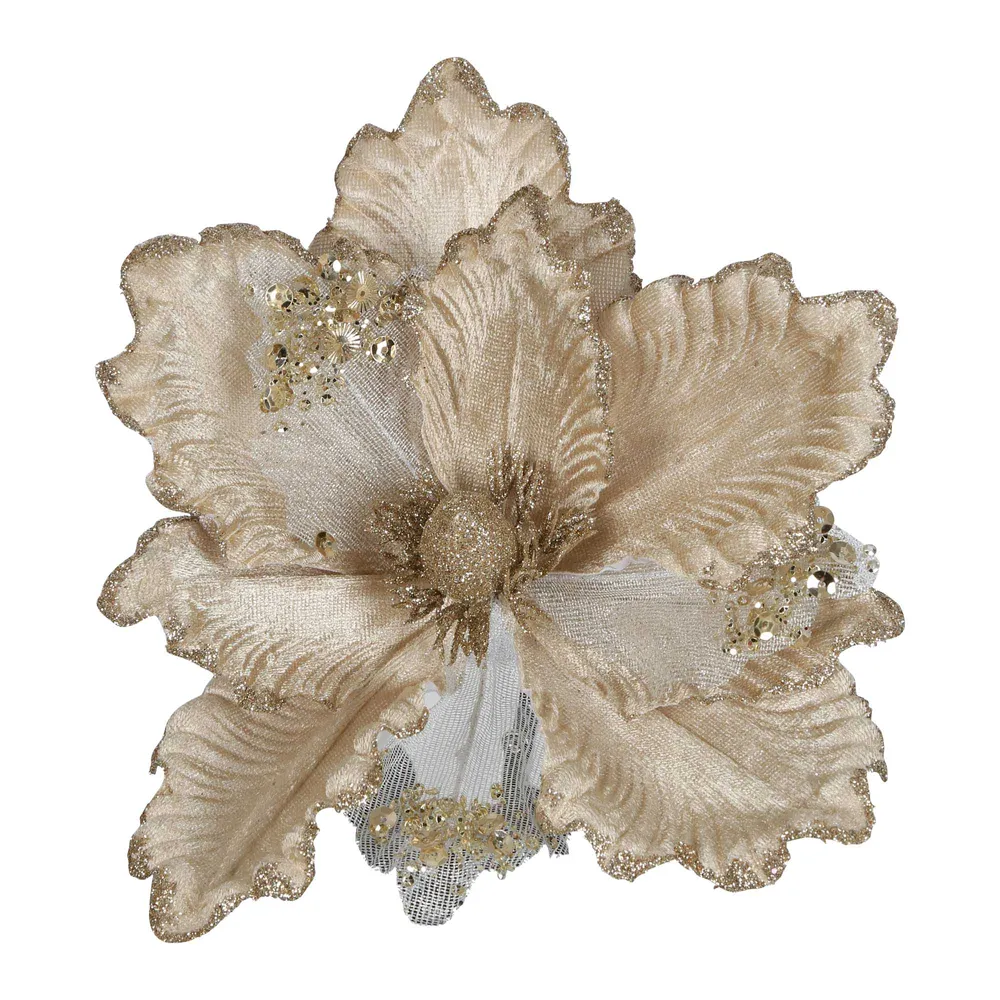 Esta Clip on Flower Champagne 23cm