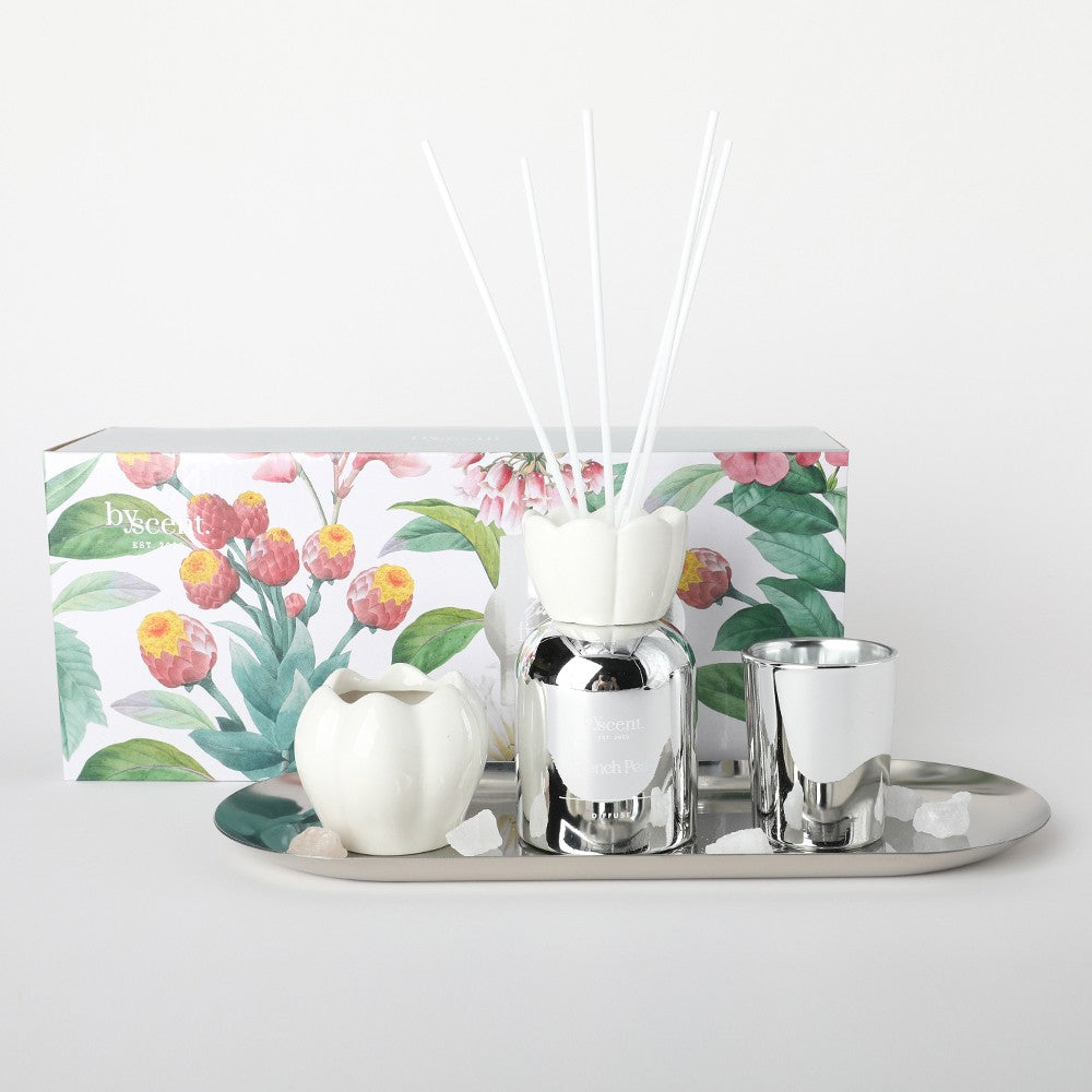 French Pear Candle & Diffuser Set By Scent