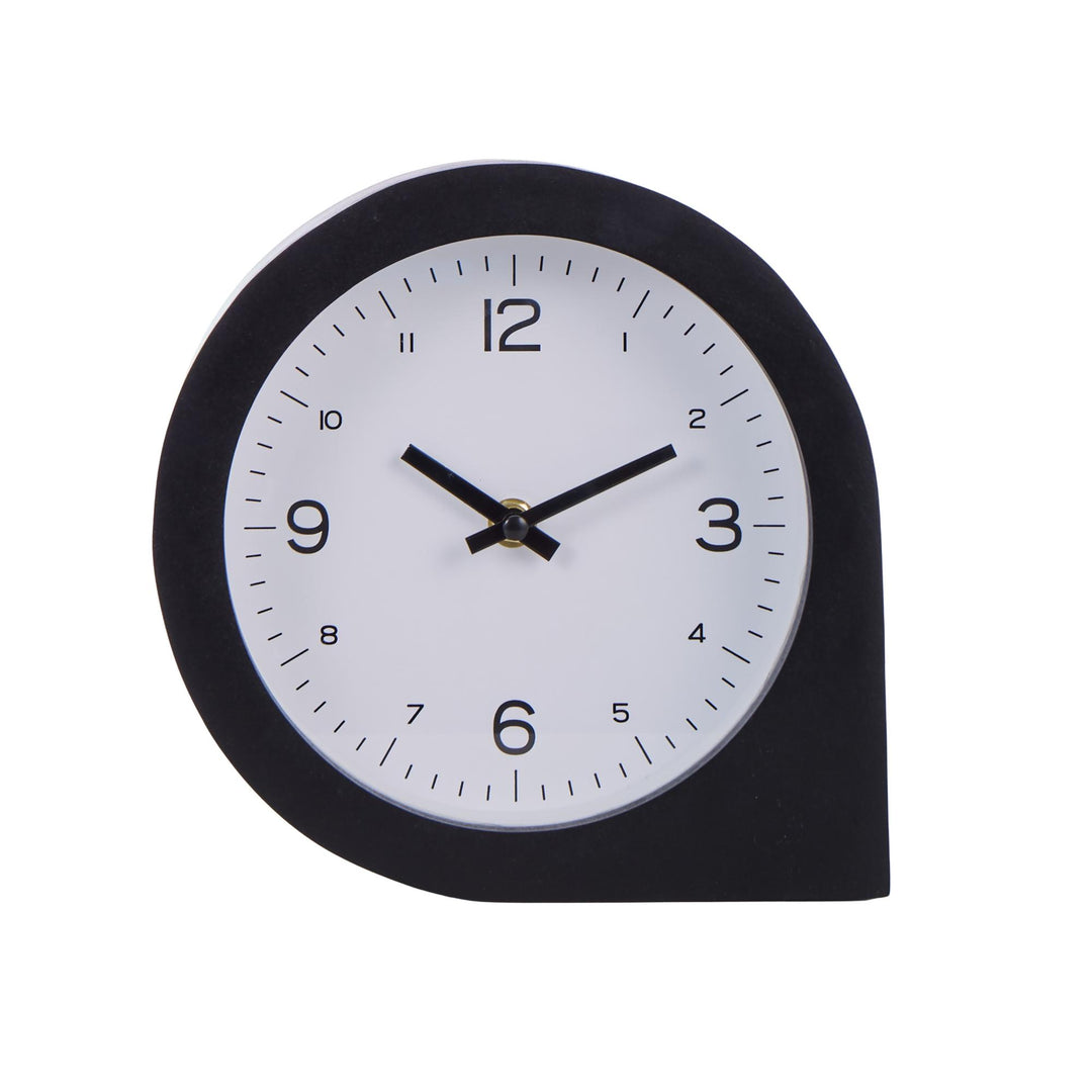 Kasai Black Wooden Table Clock 25x25x6cm