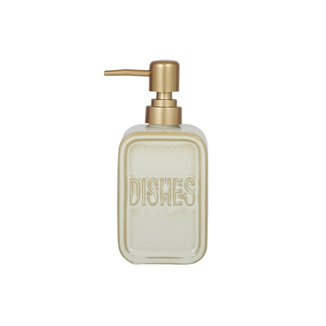 Dishes Cer Soap Dispenser 8.5x18cm Ivory