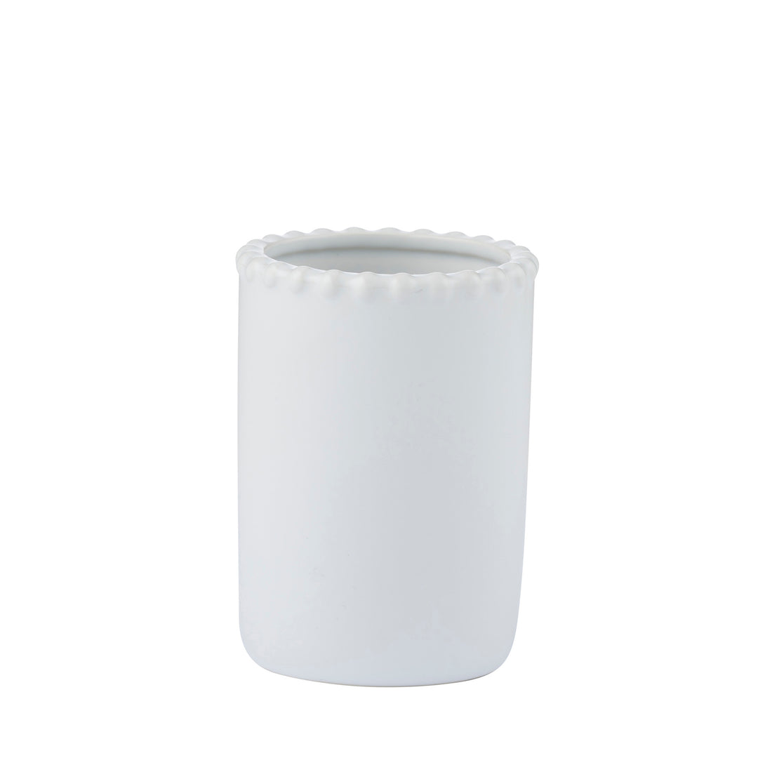 Maeve Ceramic Tumbler 8x11cm White