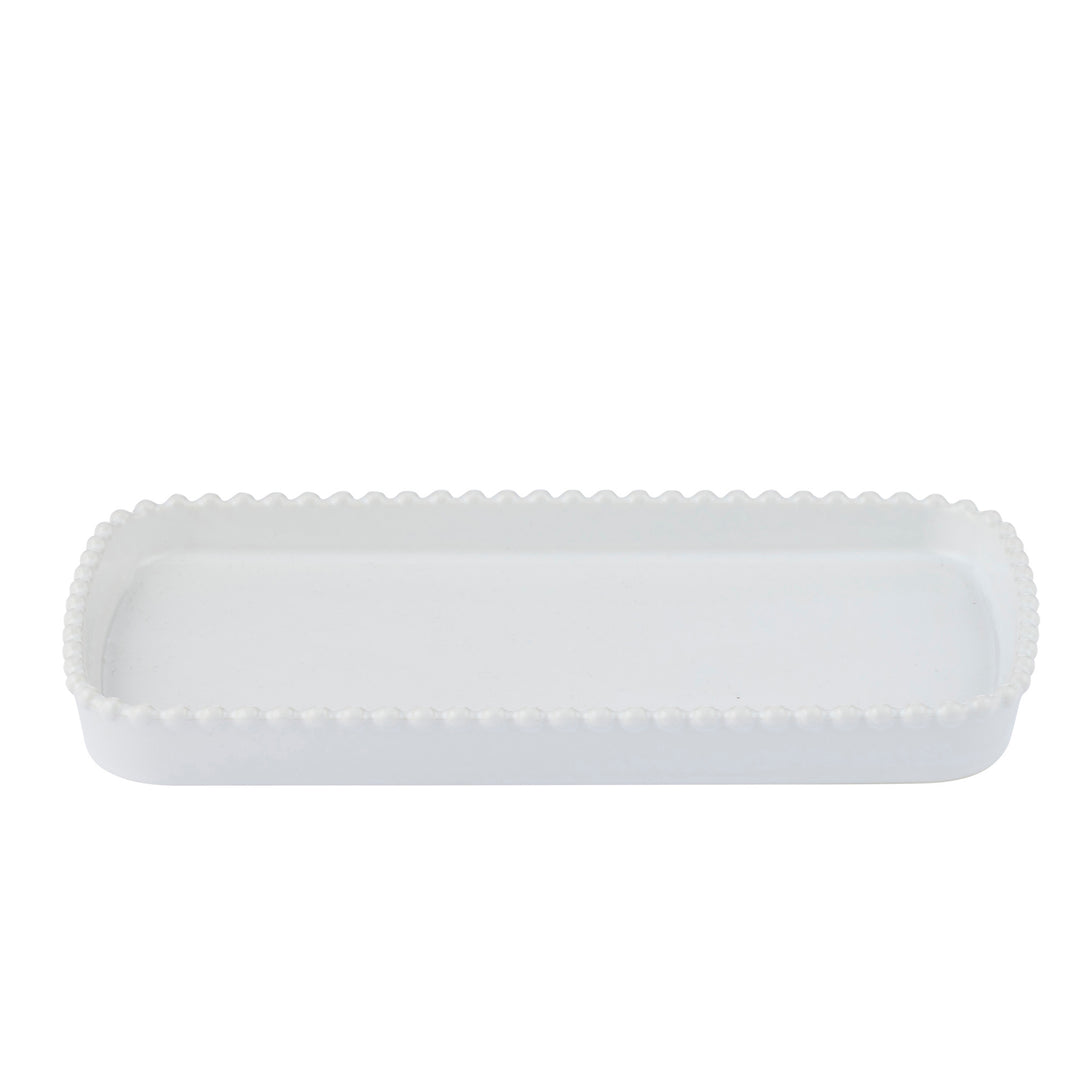 Maeve Ceramic Tray 25x13x2.5cm White