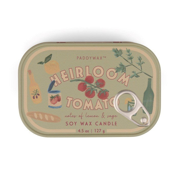 Bistro 4.5Oz Printed Tin Heirloom Tomato