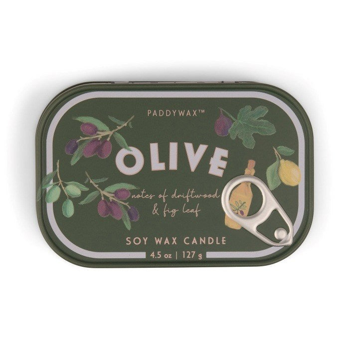 Bistro 4.5Oz Printed Tin Fig + Olive