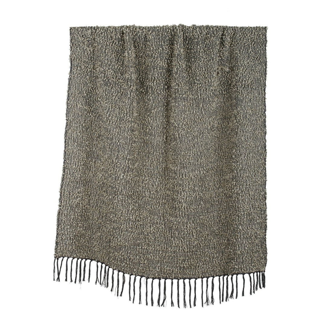 Burbujeo Throw 125x150cm Slate Cotton Blend