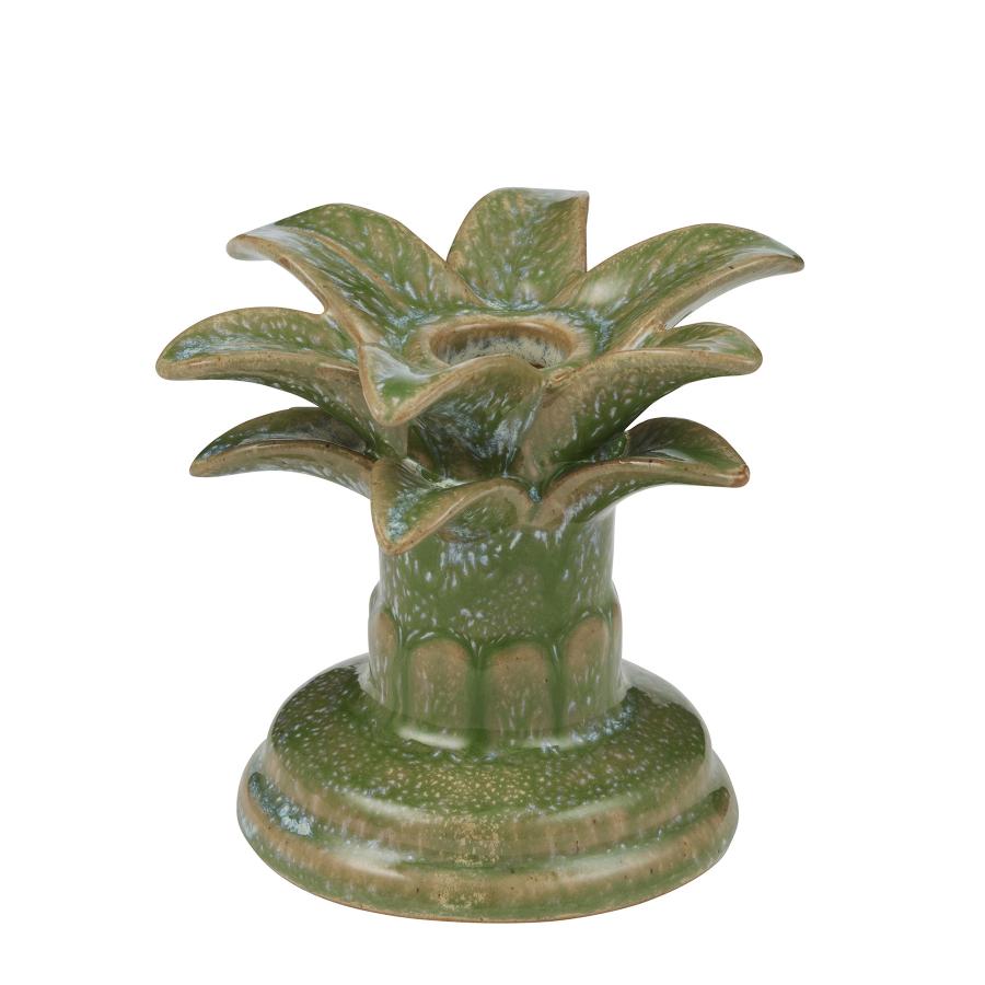 Aloha Ceramic C`holder 11.5x10.5cm Green
