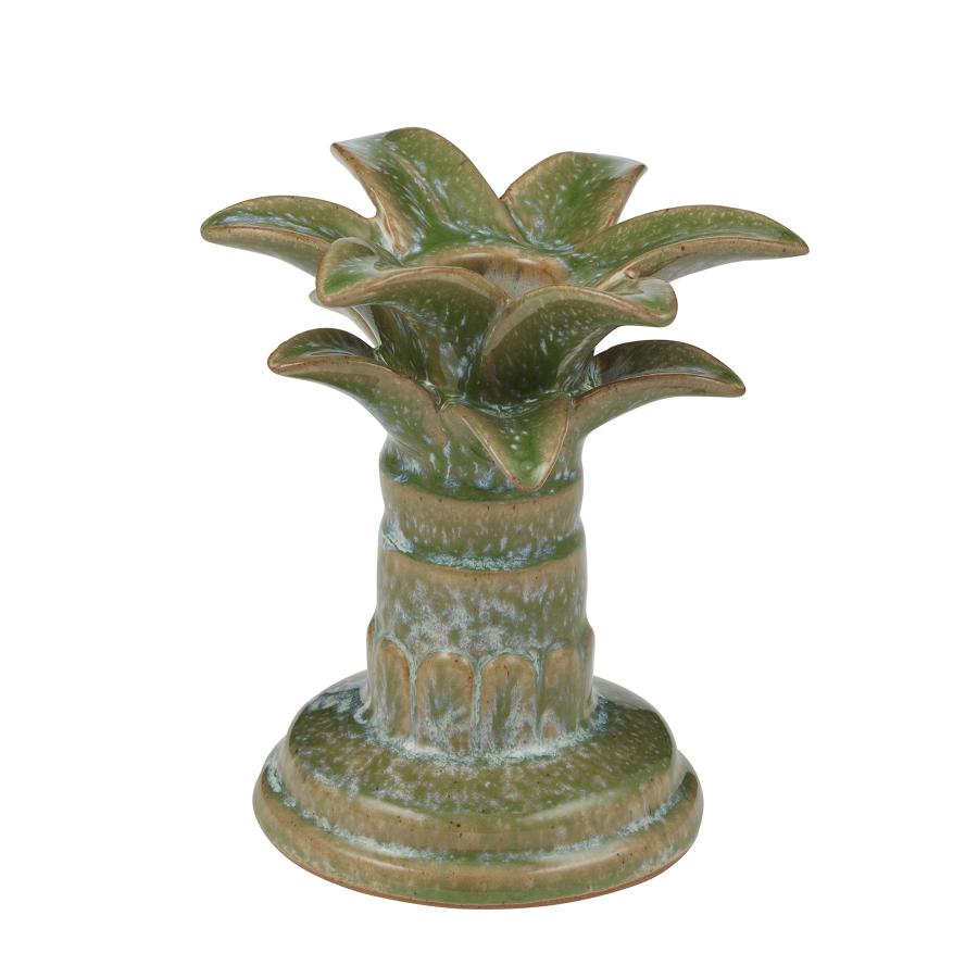 Aloha Ceramic C`holder 12x13.5cm Green