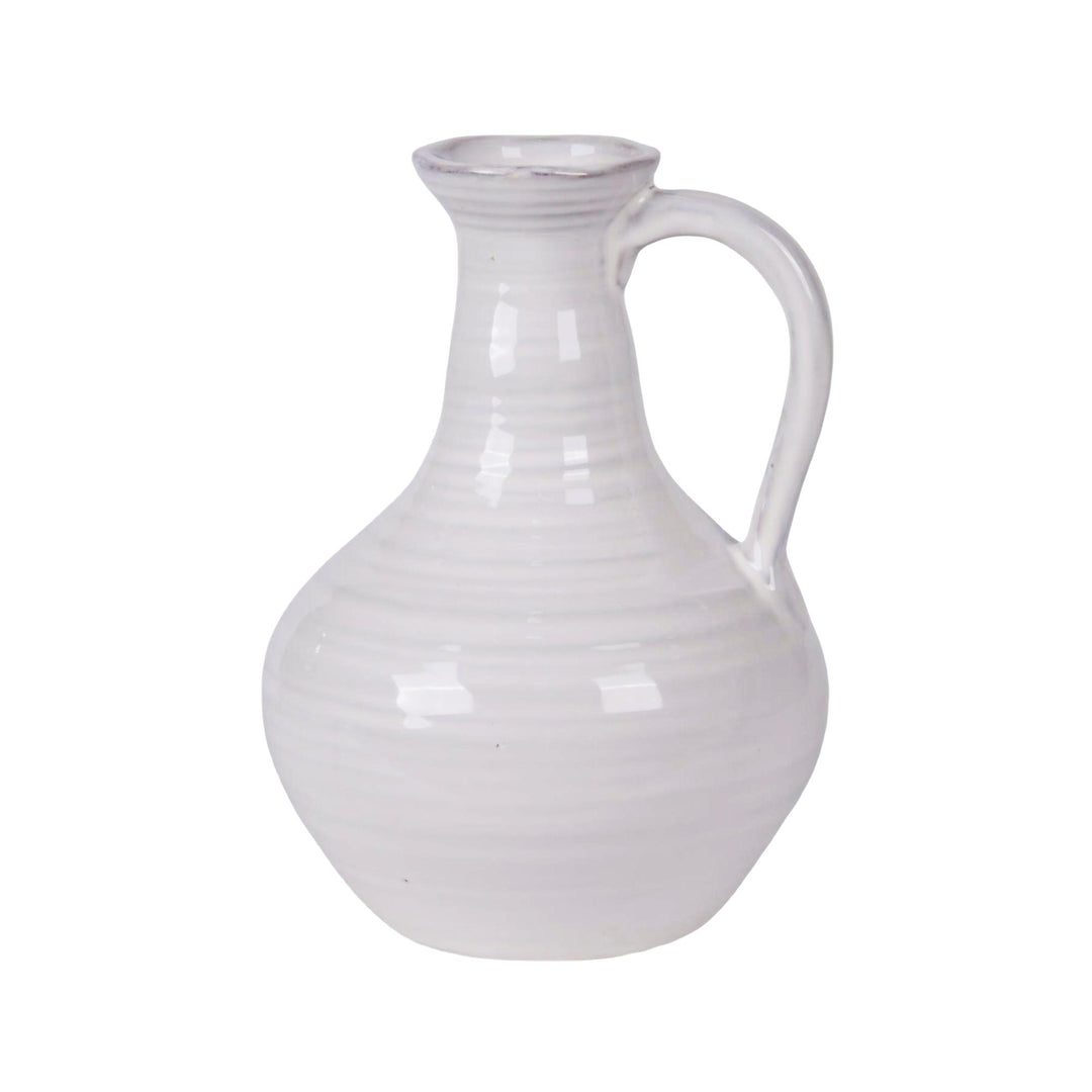 Roxy White Ceramic Jug Sml