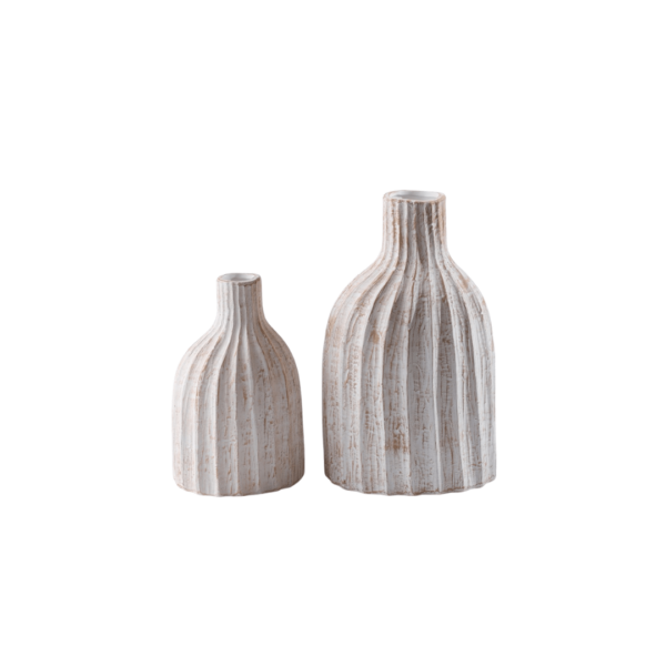 Tallin Vase White (S) 22x14cm