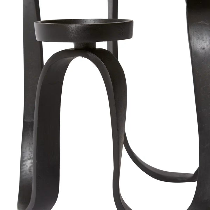 Una Candle Holder 24x23x31cm Black