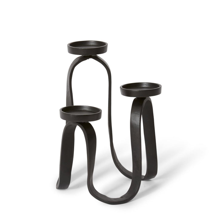 Una Candle Holder 24x23x31cm Black