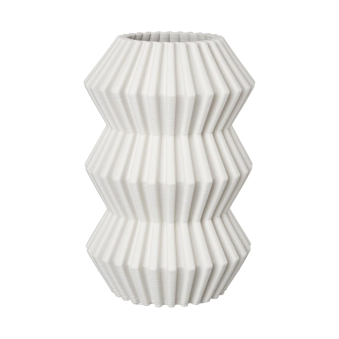 Odelle Ceramic Bisque Segment Vase Sml